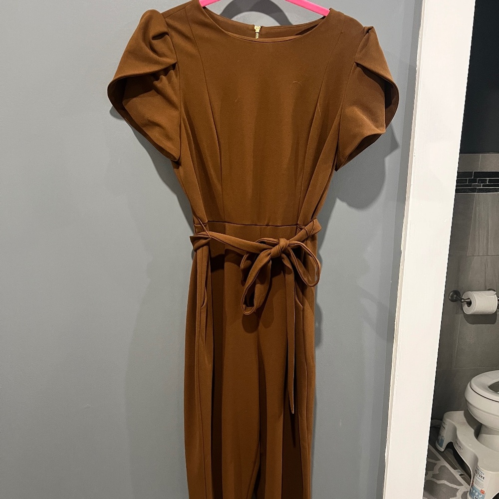 Calvin Klein tulip cropped jumpsuit size 10